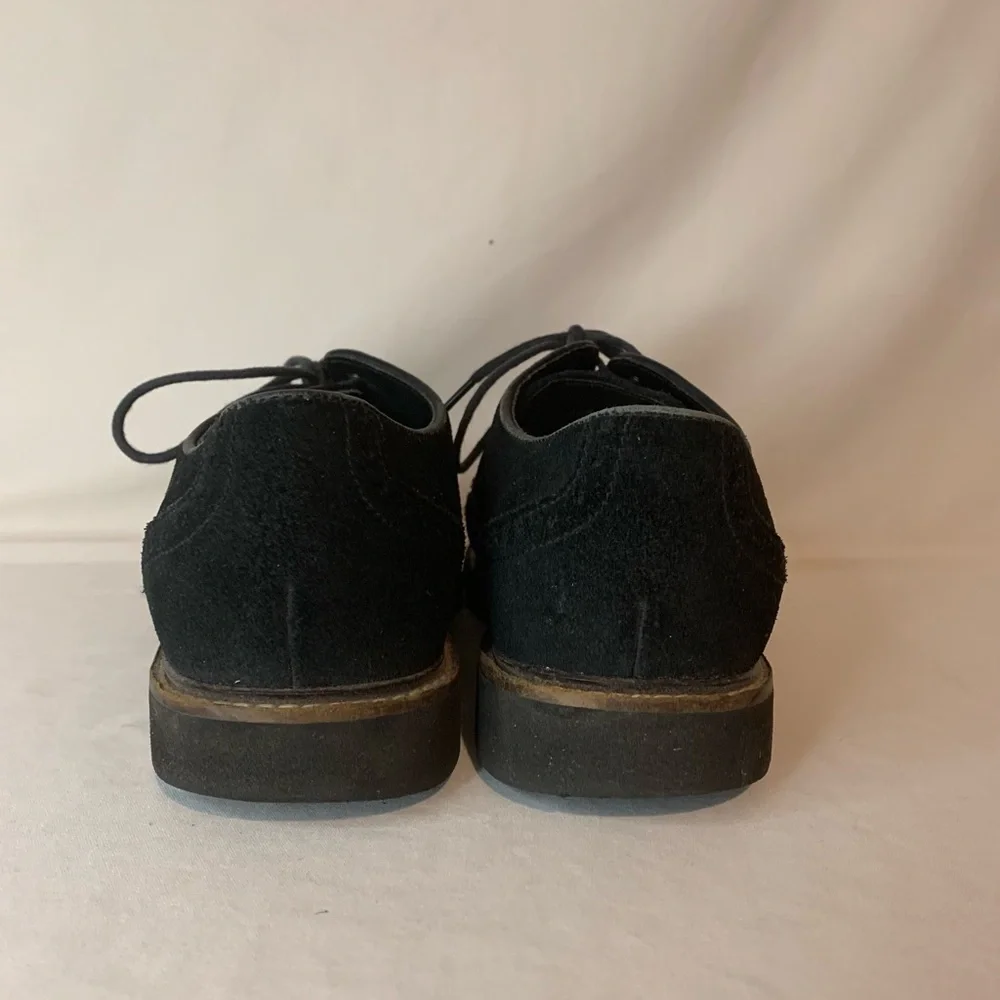 Cole Haan Black Suede Oxfords Size 8.5